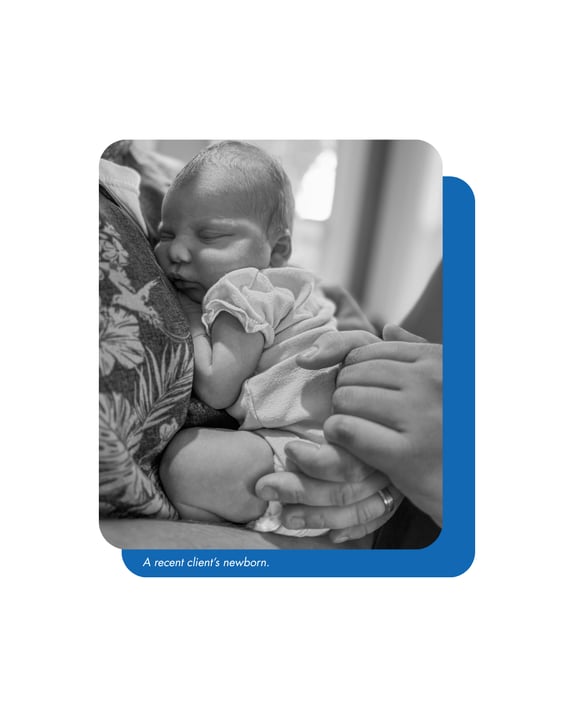 A Recent clients newborn